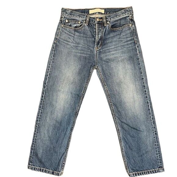 Marc by Marc Jacobs Annie Boyfriend Crop in Vintage Blue Whisker Wash Size 25 - Picture 1 of 12